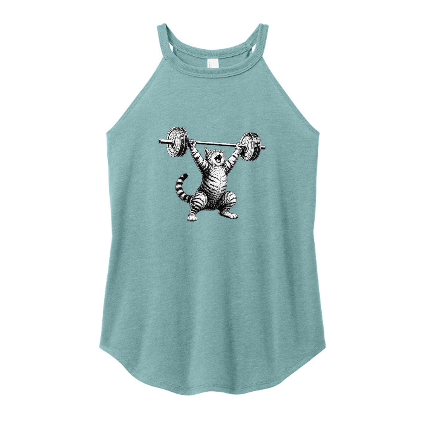Heathered Eucalyptus Blue - DT137L - FRONT