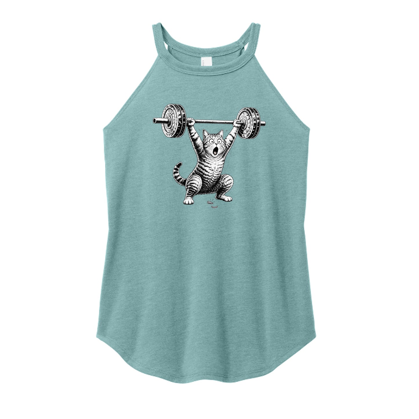 Heathered Eucalyptus Blue - DT137L - FRONT