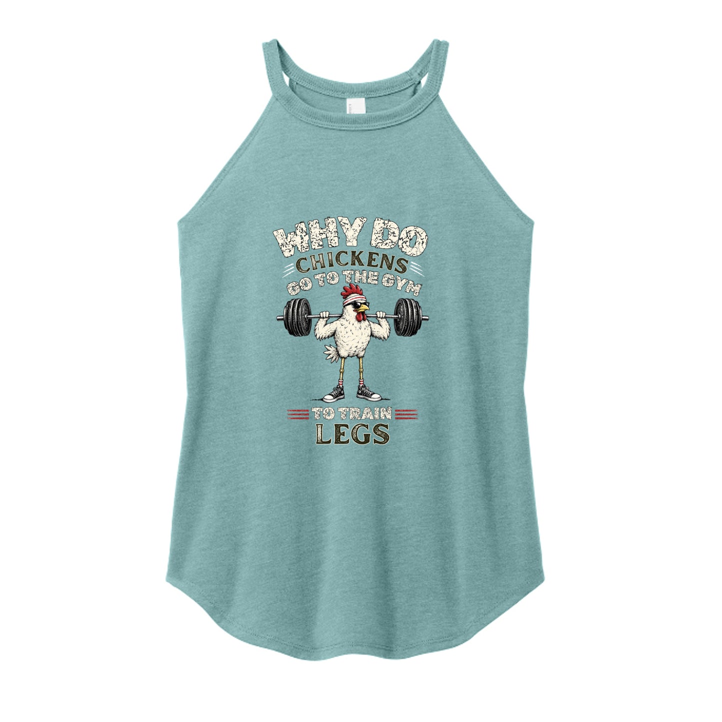 Heathered Eucalyptus Blue - DT137L - FRONT