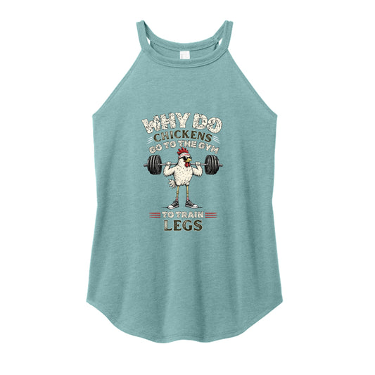 Heathered Eucalyptus Blue - DT137L - FRONT