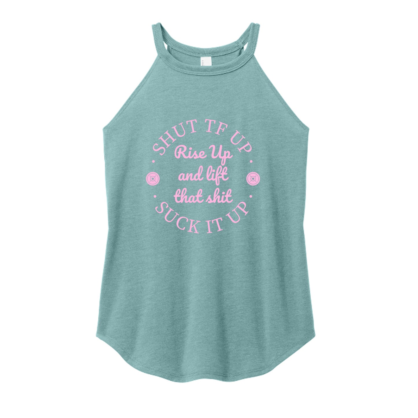 Heathered Eucalyptus Blue - DT137L - FRONT
