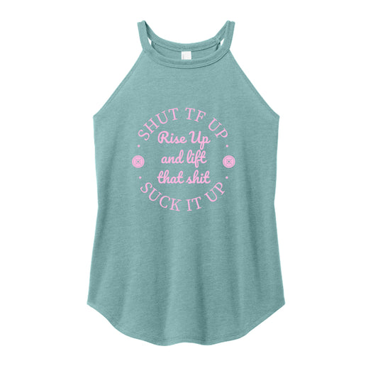 Heathered Eucalyptus Blue - DT137L - FRONT