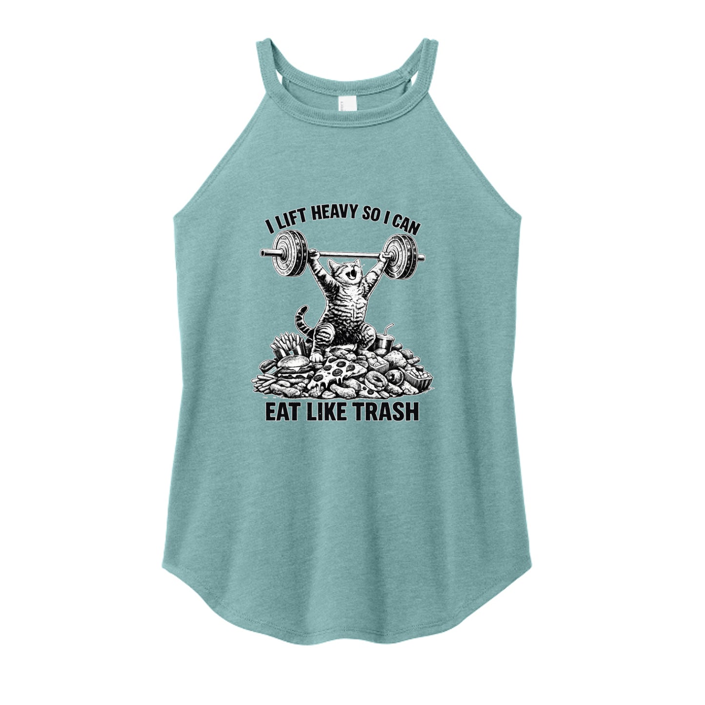 Heathered Eucalyptus Blue - DT137L - FRONT