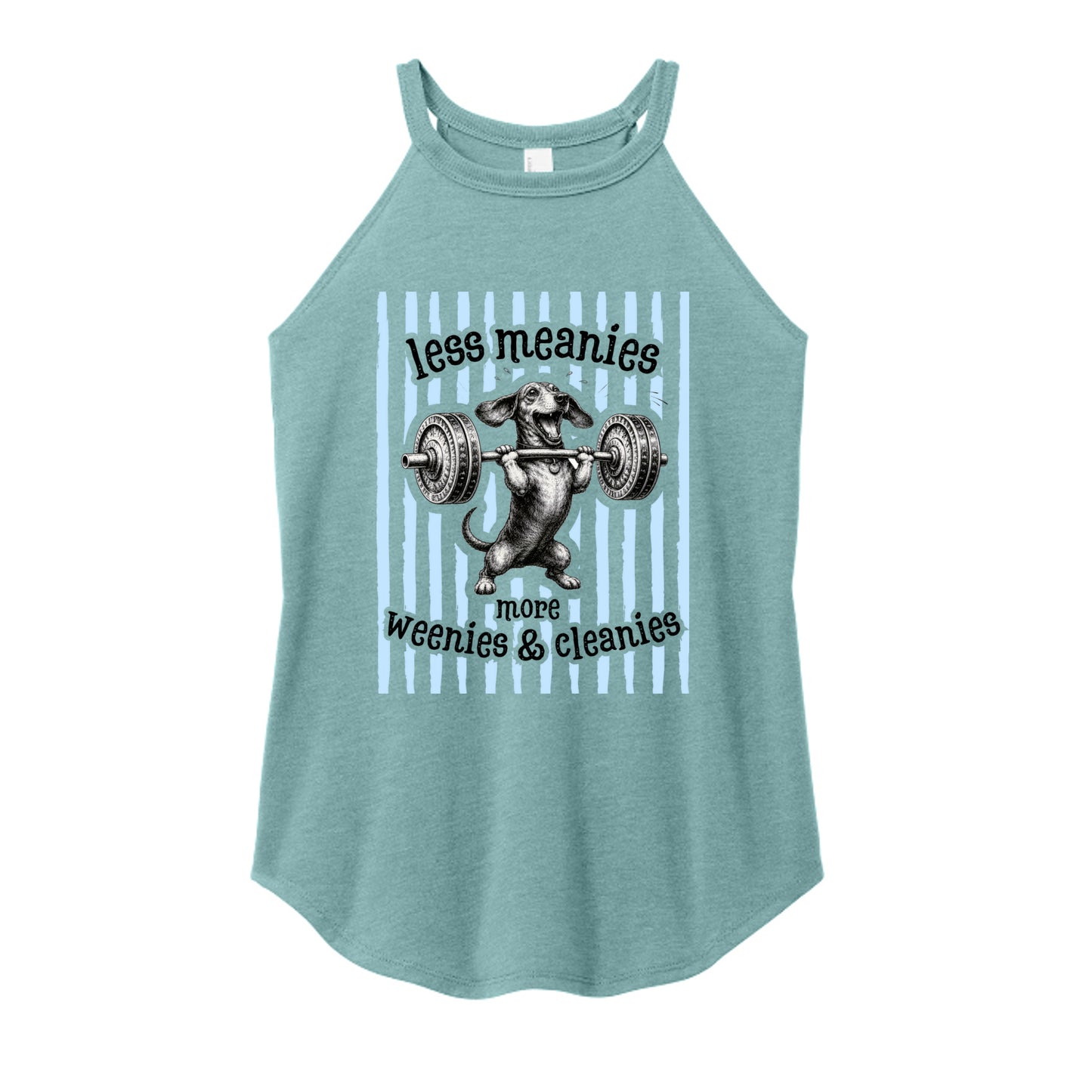 Heathered Eucalyptus Blue - DT137L - FRONT